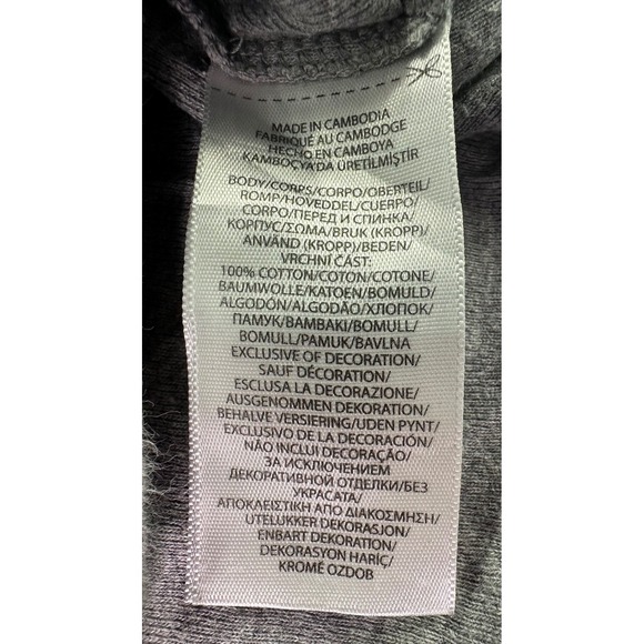 Polo Ralph Lauren Women Size M Gray Crew Neck T Shirt Pony Logo Stretch Comfort - Picture 4 of 8